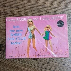 Vintage 1970 Living Barbie And Living Skipper Fashion Book Catalog